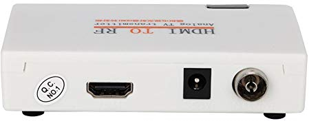 HDMI zu Rf HDMI Koaxial Konverter Adapter zu analogem Koaxial-Signal mit Fernbedienung Unterstützung 480I/480P/576I/576P/720P/720I/1080I/1080P(EU)