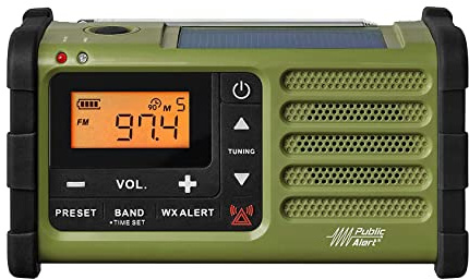 SANGEAN SG-112 AM/FM/Weather/Hand Crank/USB Solar/Emergency Alert Radio