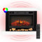 Klarstein Electric Fireplace, Electric Fire and Surround Mantel Suite, 1900W LED Flame Fire Place with Remote Control, Timer, and Auto Temperature Control, Indoor Log Effect Wood Burner, Fan Heater