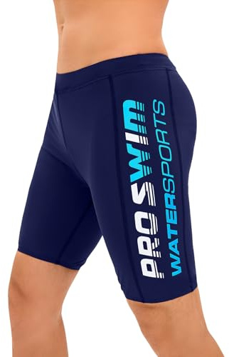 Veranobreeze Traje de baño para Hombre Jammer Natación Competición Pantalones Endurance Long Racing Training Traje de baño