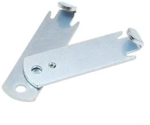 Set di 2 dispositivi di tensionamento per recinzioni in metallo resistente, per filo spinato e silvicoltura da giardino, gadget manuale per fattoria e filo