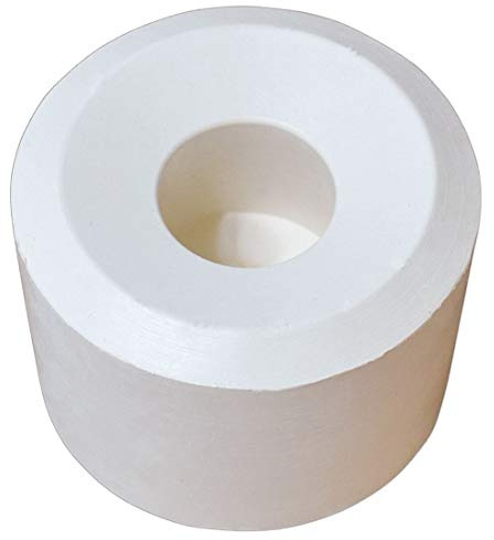 Rubber Mallet Tip, 2 In Dia, Soft, White