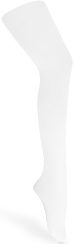 Merry Style Kinder Strumpfhose für Mädchen Microfaser 60 DEN WLSS001 (Weiß, 152-158)