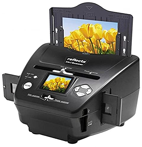 Reflecta 64220 Film/slide scanner 1800 x 1800DPI Schwarz - Scanner (1800 x 1800 DPI, 24 Bit, Film/slide scanner, Schwarz, LCD, 6,1 cm (2.4 Zoll))