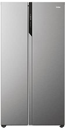 Haier SBS 90 SERIE 5 HSR5918DNMP Frigorifero/Side by Side/Classe di efficienza energetica D/XL-Slim Line/Leise/Multi-Airflow/Total No Frost/Inverter Compressore/Acciaio inossidabile