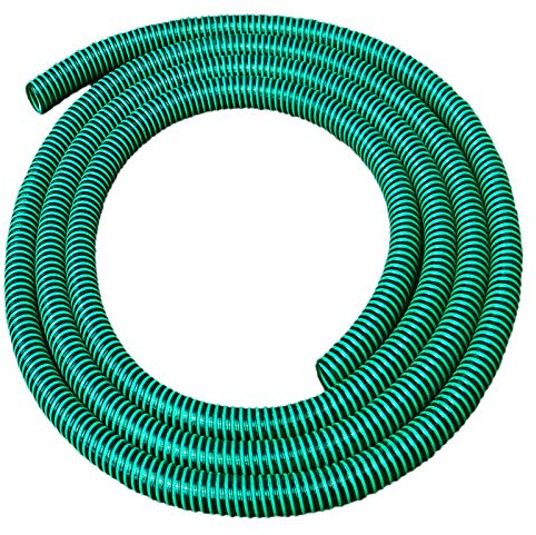 MegaHaustechnik Saugschlauch Spiralschlauch NW 32mm Innendurchmesser 1 1/4 Zoll, Länge 50 Meter, Druckschlauch Förderschlauch Pumpenschlauch Teichschlauch Bewässerung Schlauch grün