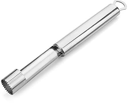 Vide-pomme en acier inoxydable avec poignée antidérapante