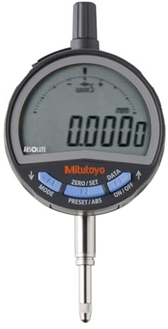 Mitutoyo 543-700B, Digitale Messuhr ID-C, 12,7 mm, 0,0005 mm, IP42, Flache Rückplatte, Metrisch, mit Datenausgang