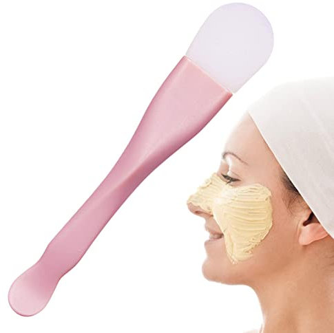 Gacqpli Brosse à masque en silicone | Brosse sans poils en silicone 2 en 1 pour le visage - Applicateur de masque d'argile doux pour la peau, pinceaux de maquillage pour le visage faciles à saisir