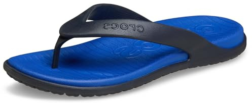 Crocs Infradito da uomo Coast, Blue Bolt/Deep Navy, taglia 40, Blue Bolt Deep Navy, 42/43 EU