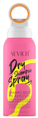 Sevich Trockenshampoo - Oil Absorbing Fluffy Leave-In, 10 Löcher à 0,2 Mm, Natürliche Inhaltsstoffe, Keine Rückstände, Unisex, 100 Ml Fruchtig-süße Mädchen.