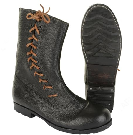 Epic Militaria Reproduktion Bundeswehr 2. Weltkrieg 1. Muster Fallschirmjager Stiefel, Schwarz , 44 EU
