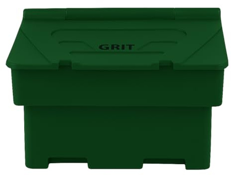 200L Green Grit Salt Bin Stackable Heavy Duty Containers 102x72x52CM