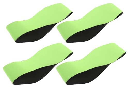 Cabilock 4 Fasce Auricolari da Nuoto Impermeabili in Neoprene Taglia l Verde Protezione Orecchie per Donna e Uomo Fascia Regolabile per Nuoto Doccia e Sport Acquatici Copriorecchie