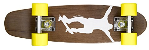 Ridge Skateboards Maple Mini Dark Dye - Longboard, Color Amarillo, Talla 22-Inch