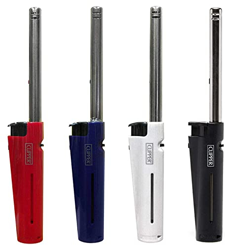 Clipper 4 Mecheros Encendedores de cocina Tube 18,5cm