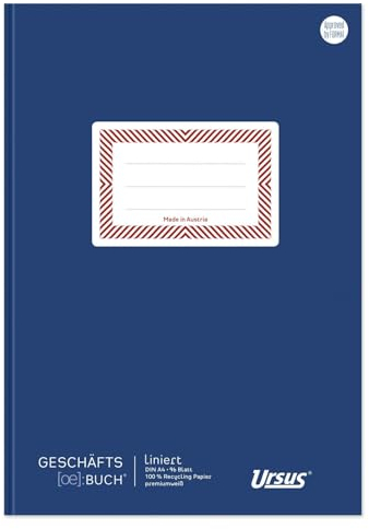 Ursus 608394 Ö-Geschäftsbuch A4 liniert