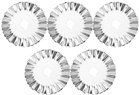 Hztyyier 5 Unids 45mm Cuchilla de Corte giratoria Rotary Cutter Blades Reemplazo de Las Cuchillas de Recarga para acolchar Scrapbooking Costura