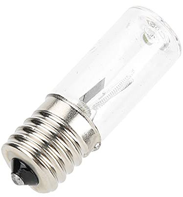Changor UV Leggero Lampadina, Efficace Leggero Lampadina E17 Insieme a Quarzo Bicchiere 3W, 254nm UV Densità per Aria Purificatore Frigorifero