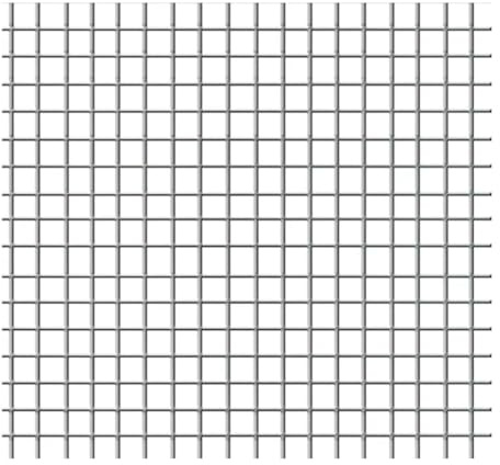 Tradineur - Rollo de malla metalizada galvanizado - Falla, cierre de alambre, mallado - Forma Cuadrado – 1 x 3 m / 0,9 mm (Gris).