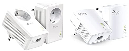 TP-Link Powerline Adapter Set TL-PA7017P KIT & Powerline Adapter Set TL-PA7017 KIT(1000Mbit/s, Gigabit-Port, Plug&Play, Kompatibel mit allen HomePlug AV/AV2 Powerline Adaptern)