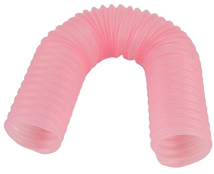 Portable Small Animal Tunnel, Collapsible Plastic Guinea Pigs Tube, Fun Toys Pet Exercising Training Hideout Tunnels for Ferrets, Guinea Pigs, Gerbils, Hamsters, Dwarf Rabbits