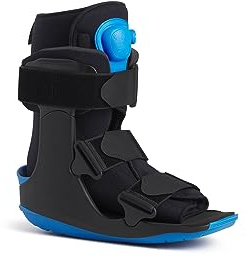 Ovation Medical Botas neumáticas cortas Gen 2 para caminar, ligeras, de perfil bajo, botas médicas de alta calidad para lesiones de pies, esguinces de tobillo, soporte de recuperación de fracturas y
