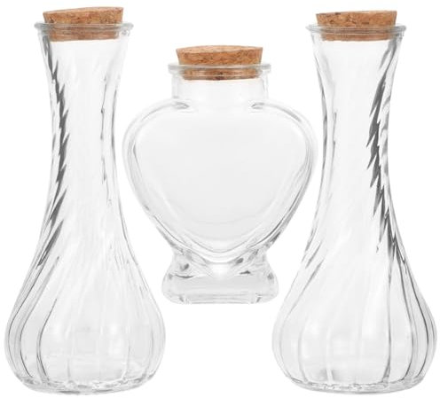 DECHOUS 3 Pz Barattolo Di Sabbia Vaso Desideri Kit Per Unità Di Matrimonio Set Per La Cerimonia Della Sabbia Dellunità Ciotola Per Terrario Vaso Di Unitario Bicchiere Medio