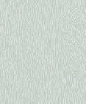 Grandeco Herringbone Pattern Blown Vinyl Wallpaper, Duck Egg