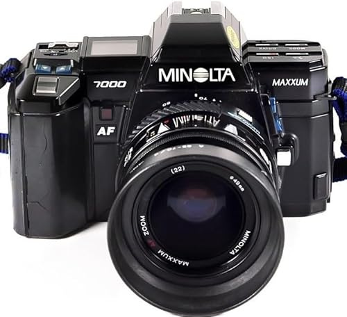 Minolta 7000 35MM Film SLR Camera With Maxxum AF Zoom Lens (Renewed)