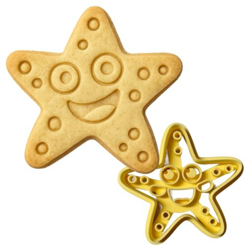 Tagliabiscotti Stella Marina - Stampo 3D 9x9,2 cm in PLA Ecologico per Bambini, Dolci Creativi e Feste Estive - Handmade da Instile3D