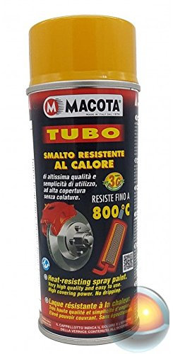 MACOTA ALTA ALTE TEMPERATURA TEMPERATURE VERNICE SPRAY FRENI MARMITE PINZE400ML (GIALLO)