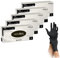 Maimed Nitril Black Einmalhandschuhe 100 Stück Einweghandschuhe XL – Schwarze Nitrilhandschuhe puderfrei – Größen XS, S, M, L, XL - Nitrile Gloves Schwarze Handschuhe Einweg Damen Herren
