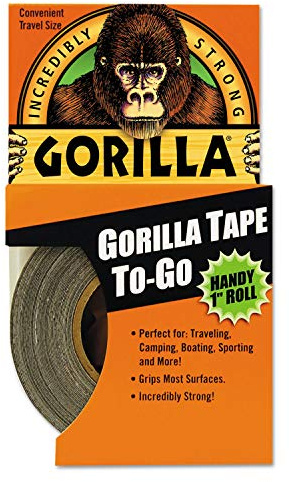 Gorilla Glue 6100104 Gorilla Tape Extra-Thick All-Weather Duct Tape 1-Inch x 10yds 1.5-Inch Core BLK