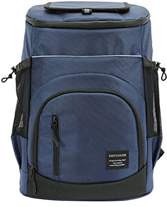 AUXDIQ Sac à Dos Isotherme 30L Sac de Pique-Nique Sac Thermique Portable pour Déjeuner Glacière Réfrigérant