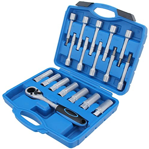 Specialverktyg stötdämpare domlager oval kon hylsnyckel set fjäderben