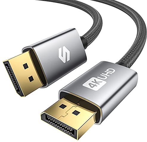Silkland Cavo DisplayPort 3m 144Hz, Supporto 4K@60Hz, 2K@144Hz, 2K@165Hz, 3D, Cavo Display Port Compatibile con FreeSync e G-SYNC, DP a DP per Monitor Gaming 144Hz, TV 4K, Scheda Grafica