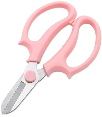 Florista tijeras herramienta de jardinería cuchillas incisivas pequeñas de acero inoxidable cortador de ramas de flores tijeras para horticultura(Rosa)