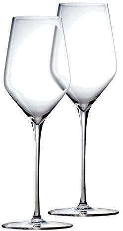 Stölzle Lausitz Calici da vino bianco Q1, 350 ml, set da 2 bicchieri da vino bianco, realizzati a mano e soffiati a bocca, si consiglia il lavaggio a mano, massima qualità