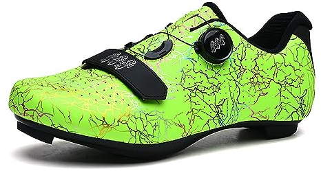 Hixingo Fahrradschuhe Radsportschuhe für Herren Damen, Rennrad MTB Radschuhe Mountainbike Schuhe Kompatibel mit Look SPD SPD-SL Unisex Atmungsaktive Draussen Radschuhe