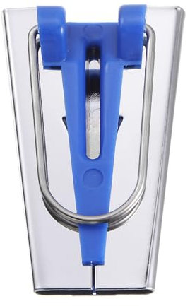 QUARKZMAN Biais Ruban Fabricant Trousse 25mm Simple et Double Plié Tissu Biais Reliure Fabricant Coudre Outil pour Tissu Piquage Couture Artisanat DIY, Bleu