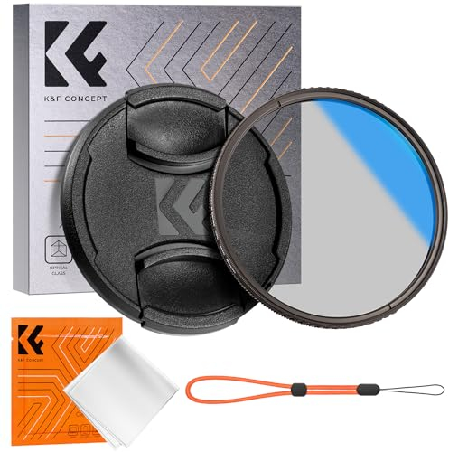 K&F CONCEPT 72MM Polarising Filter Circular Polarizing CPL, Ultra Slim, Japan Optics, Multi Coated, with Lens Cap (Nano-K Series)