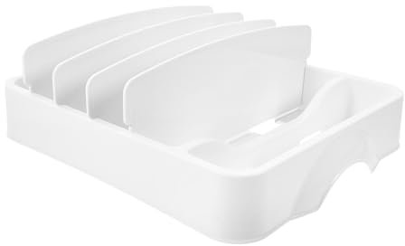 LALADEFIEE Lid Storage Holder Mit Abnehmbaren Fächern Küchen Organizer Für Besteck Deckel Und Lebensmittelbehälter Für Arbeitsflächen