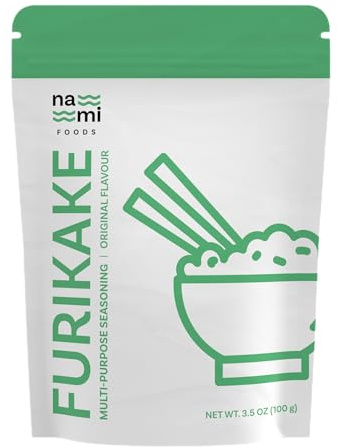 NAMI FOODS Furikake Seasoning - Original Flavor with Seaweed and Sesame Seeds, Savory Topping for Rice, Vegetables & More, 3.5 oz