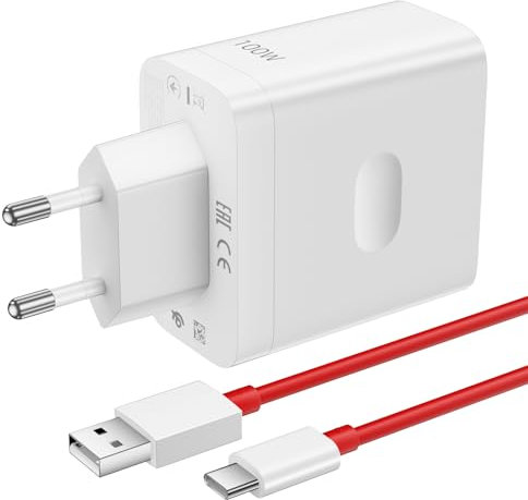 100W USB Ladegerät und 2 Meter Kabel für OnePlus Nord 4 Nord CE4 5G 2T,Supervooc Adapter USB Netzteil Stecker mit USB C Ladekabel für OnePlus 15 13 13T 12R 12 11R 11 10T Pad Pro OnePlus Ace 5Pro 3 2