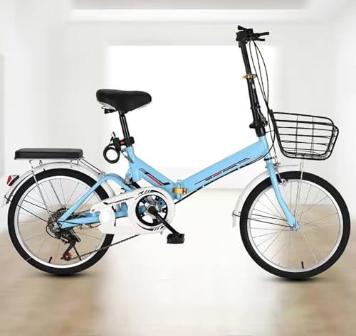 Bicicletta Pieghevole Per Uomo E Donna, Ultraleggera, Portatile, Ammortizzante, Mini Per Adulti, 16 Pollici, 20 Pollici, Per Adulti, Bambini, Studenti D,22in