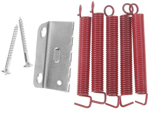 NUOBESTY Ressort de Tension Rouge pour Chevalet de Guitare Électrique St Style Vintage, Métal Non Corrosif Griffes et Vis pour Système de Trémolo Plusieurs styles