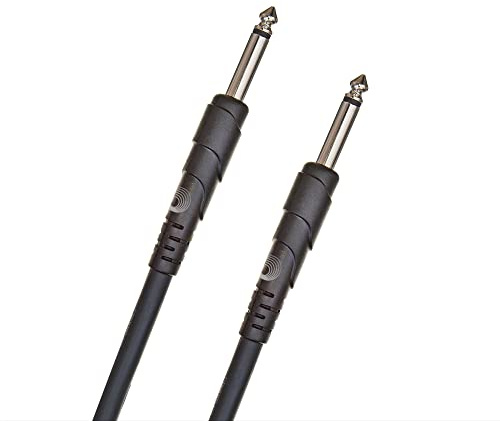 D'Addario Seaker Kabel - Klassische Serie - 1/4 Pulg Macho und 1/4 Pulg Macho - 15.24 Zähler - 1-Packung