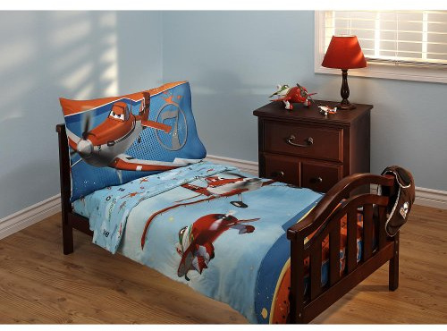 Disney Planes Let's Soar Parure de lit 4 pièces pour Enfant