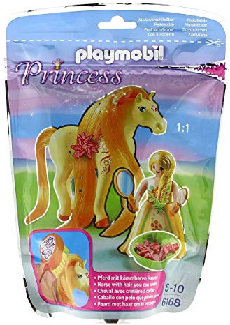 Playmobil - 6168 - Princesse Mimosa avec Cheval coiffer